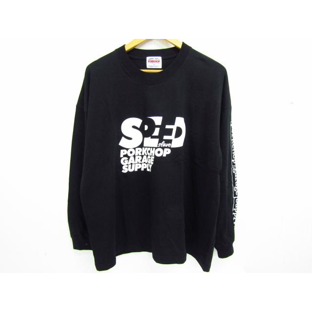 PORKCHOP GARAGE SUPPLY ポークチョップ ガレージ サプライ SPEED SLAVE L/S TEE スピード スレーブ