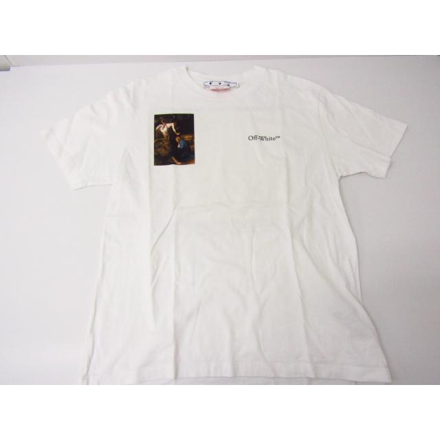 off white OFF-WHITE オフホワイト CARAVAG LUTE SLIM T-SHIRT Tシャツ 