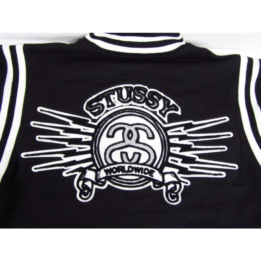 STUSSY ステューシー バーシティジャケット スタジャン スタジアム ロゴ ワッペン XLサイズ メンズ ◆FG6956｜thrift-webshop｜06