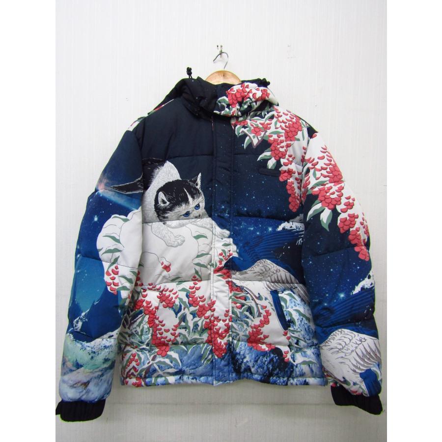 RIPNDIP リップンディップ SNOW BIRD PUFFER JACKET 総柄 厚手 ダウン 