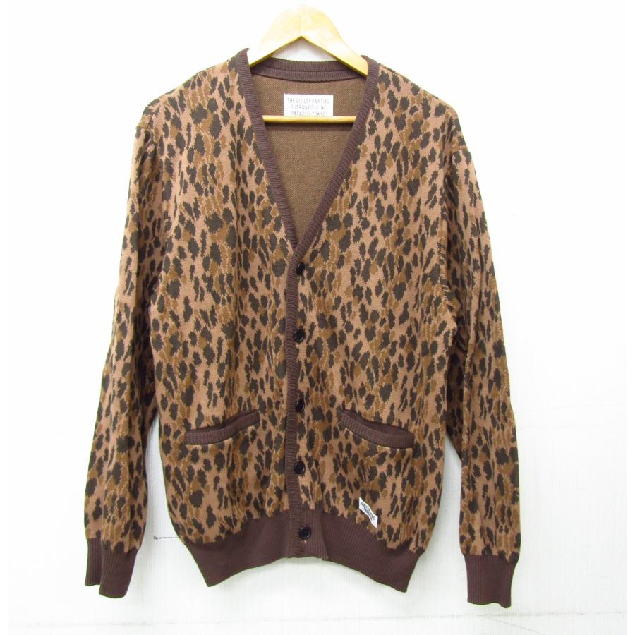 WACKO MARIA（ワコマリア） LEOPARD JACQUARD CARDIGAN 25SS