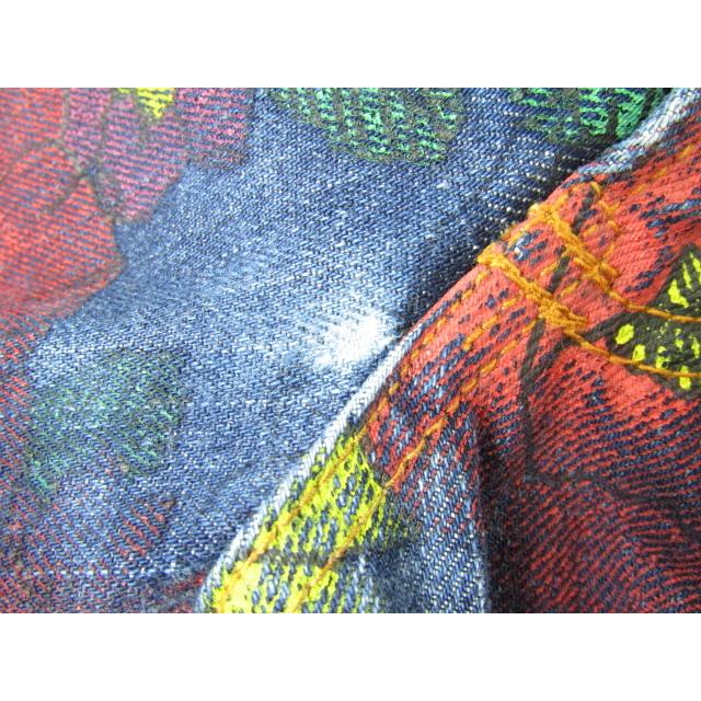 Needles ニードルス 総柄デニムパンツ 花柄 SIZE:S♪FG4979 : n  