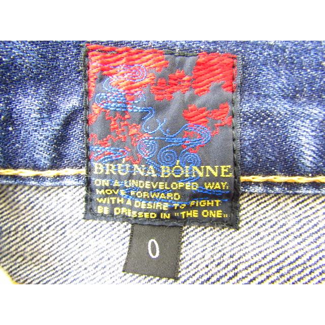 BRU NA BOINNE ブルーナボイン スライムデニムパンツ SIZE:0 BRU NA BOINNE ブルーナボイン スライムデニムパンツ SIZE:0