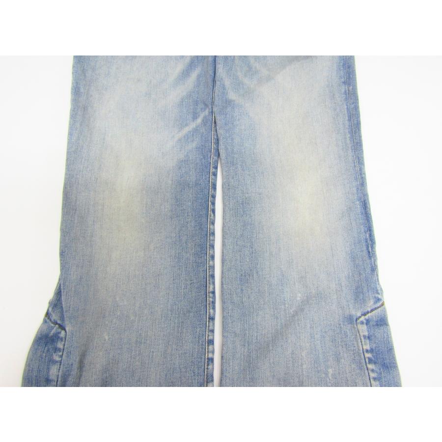AMIRI アミリ 裾スナップ フレア デニムパンツ ダメージ加工 AMIRI アミリ 裾スナップ フレア デニムパンツ ダメージ加工