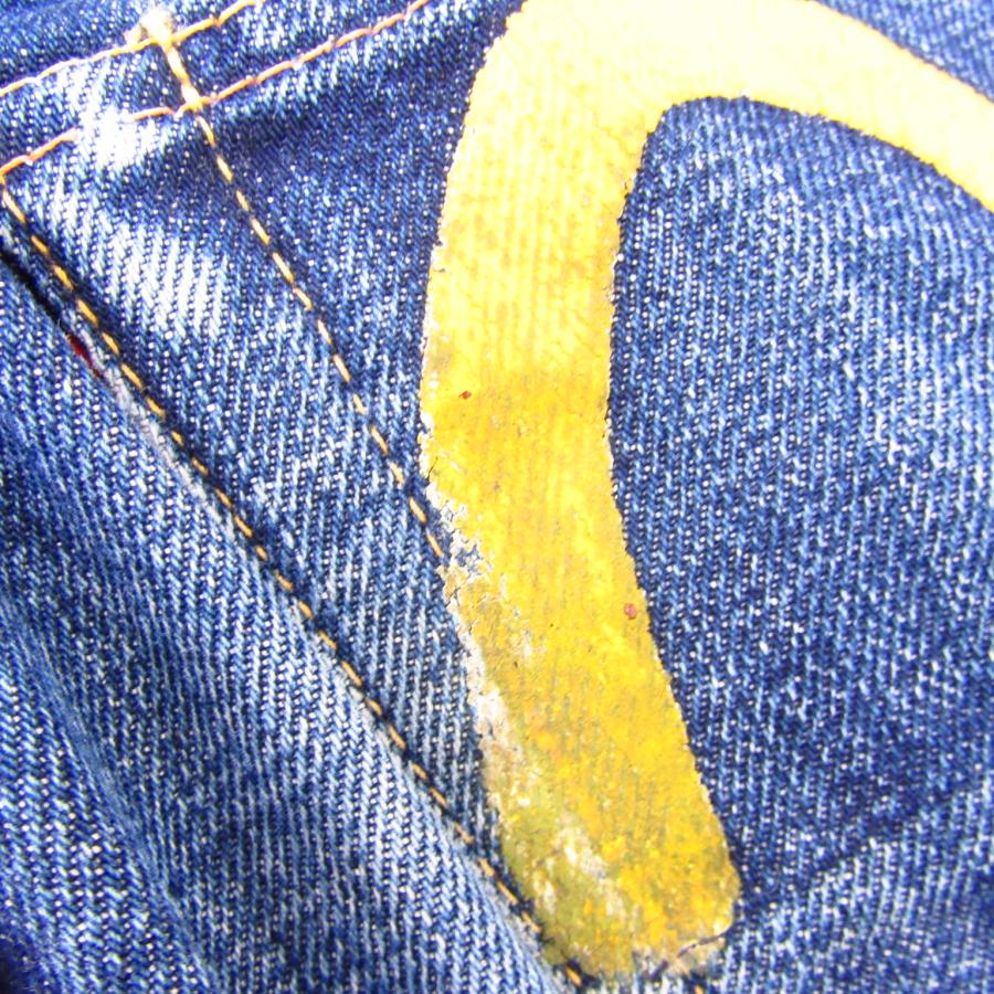 EVISU エヴィス 2000 No'1 SPECIAL 黄色 カモメペイント デニム EVISU エヴィス 2000 No'1 SPECIAL 黄色 カモメペイント デニム
