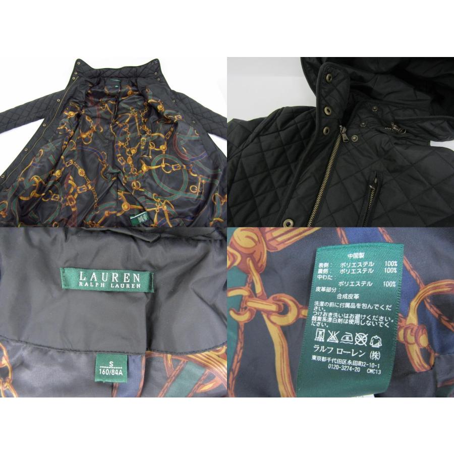 LAUREN Raiph Lauren ラルフローレン キルティングジャケット 裏地総柄 Sサイズ レディース ◆FL932｜thrift-webshop｜08