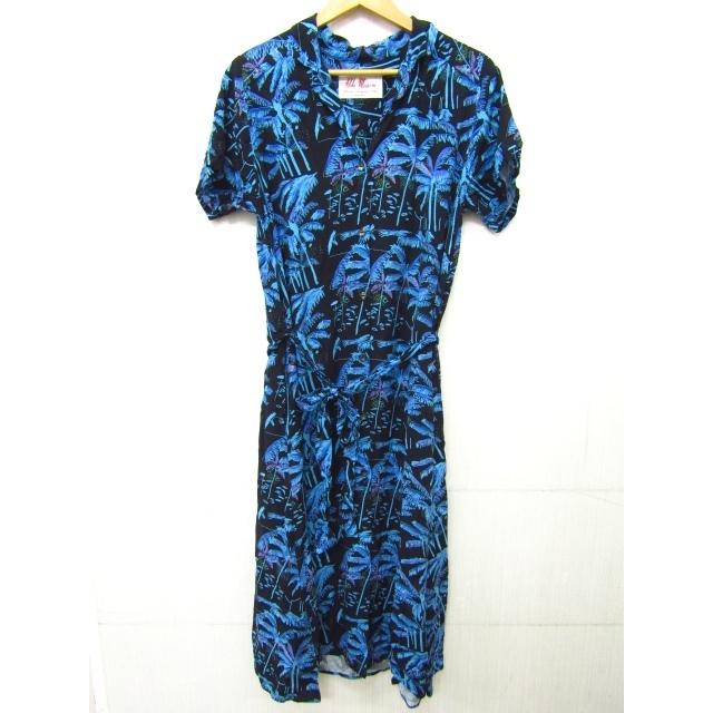 Aloha Blossom アロハブロッサム ハワイアンワンピース PALM TREE  