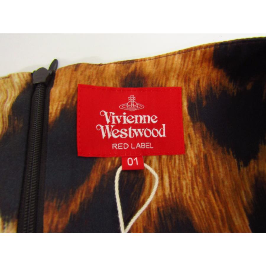 ViVienne Westwood RED LABEL ヴィヴィアンウエストウッド レッドレーベル ワンピース レオパード SIZE:M ⊥FL880｜thrift-webshop｜06