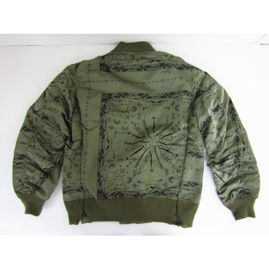 sacai × Dr.Woo サカイ×ドクターウー BANDANA PRINT MA-1 sacai × Dr.Woo サカイ×ドクターウー BANDANA PRINT MA-1