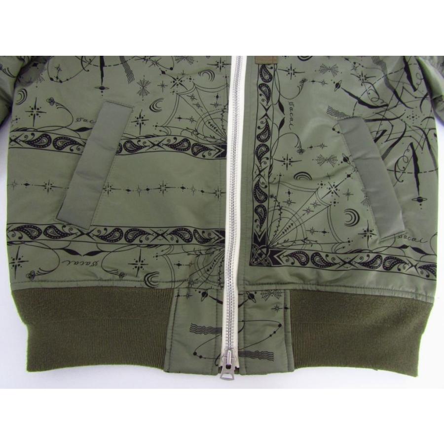 sacai × Dr.Woo サカイ×ドクターウー BANDANA PRINT MA-1 sacai × Dr.Woo サカイ×ドクターウー BANDANA PRINT MA-1
