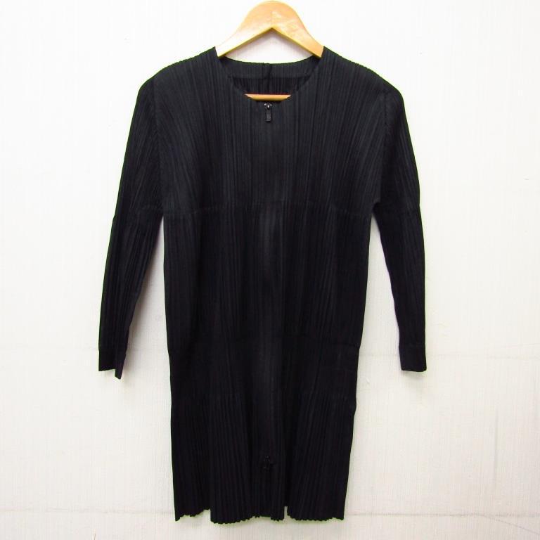 PLEATS PLEASE ISSEY MIYAKE プリーツプリーズ ノーカラー