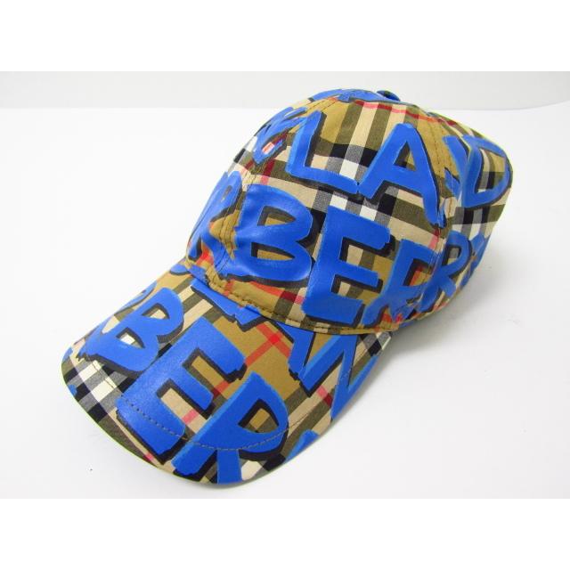 BURBERRY バーバリー 18A/W グラフィティ ペイントキャップ CAP 帽子 