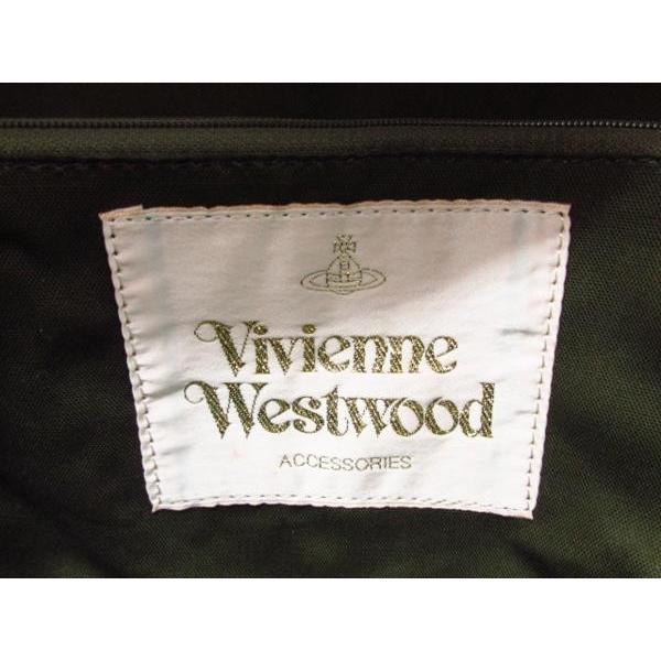 《レディースバッグ》Vivienne Westwood ヴィヴィアン・ウエストウッド 総柄 ボストンバッグ ベージュ系 中古｜thrift-webshop｜06