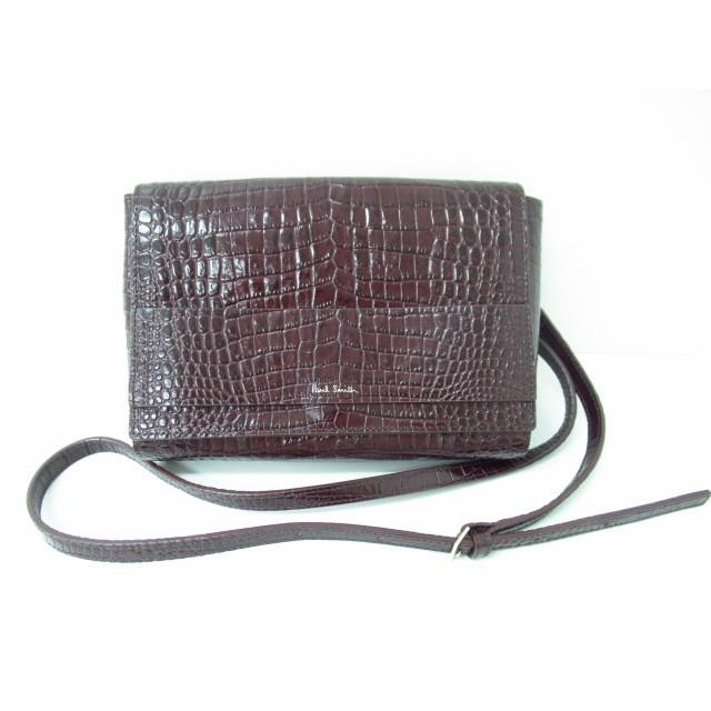 還元祭 Paul Smith ポール スミス クロコ エンボス ショルダーバッグ 型押し 2wayタイプ 18awモデル Bg3059 残りわずか Www Jsanalytikal Com