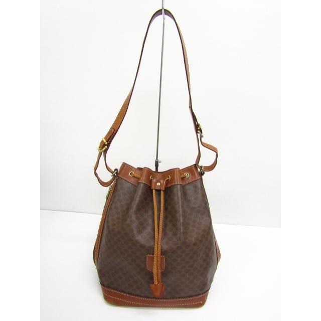 CELINE セリーヌ マカダム柄 ワンショルダーバッグ M91♪BG3561