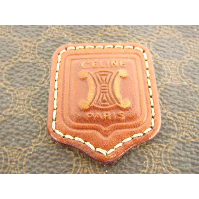 CELINE セリーヌ マカダム柄 バニティバッグ ハンドバッグ