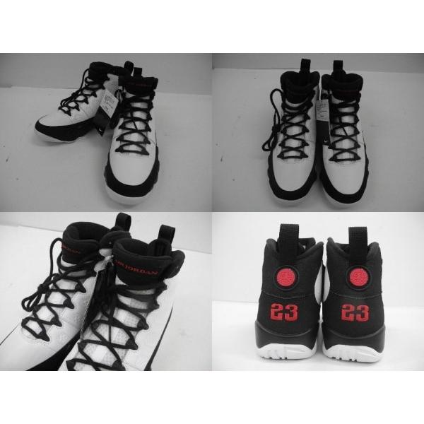 《メンズ靴》NIKE ナイキ AIR JORDAN 9 RETRO 302370-112 ブラック/レッド/ホワイト 27.5ｃｍ【中古】｜thrift-webshop｜02