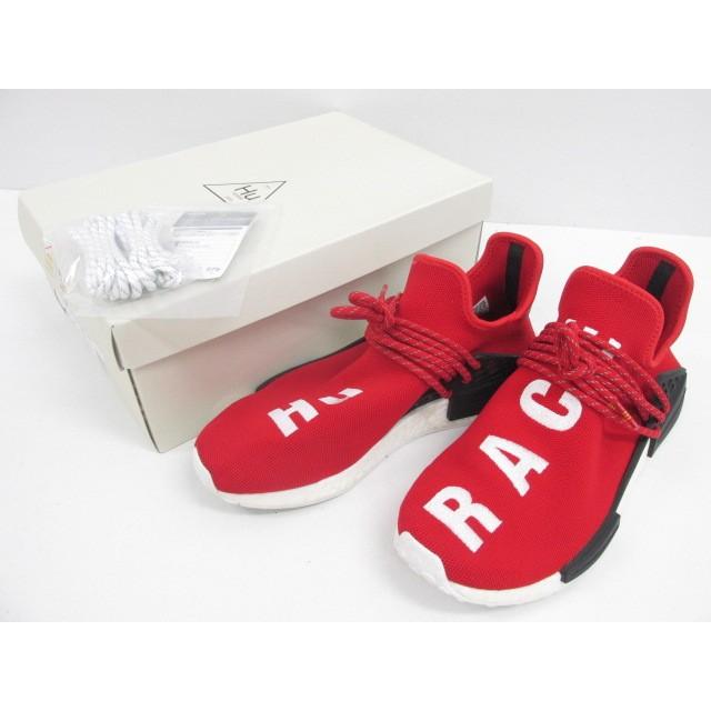 《メンズ/靴》adidas アディダス PHARRELL WILLIAMS HUMAN RACE AND SCARLET BB0616 SIZE:27.5cm【中古】｜thrift-webshop