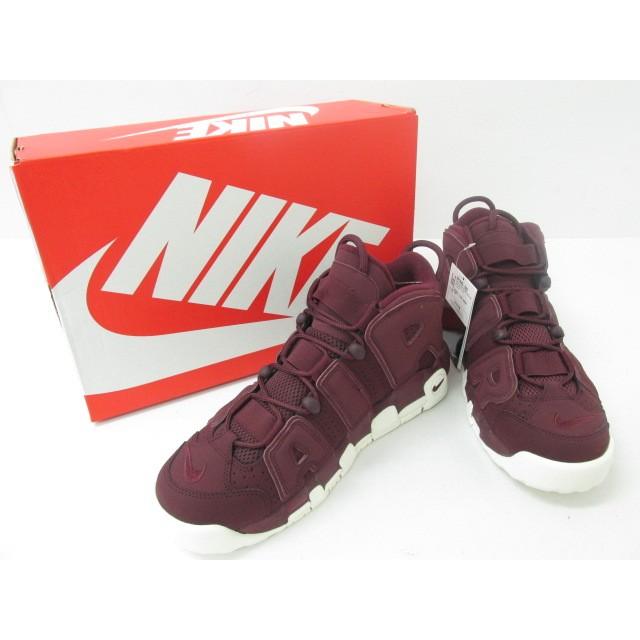 《メンズ》未使用 NIKE ナイキ AIR MORE UPTEMPO 96 QS NIGHT MAROON 921949-600 マルーン黒タグ付き スニーカー 29.0cm【中古】｜thrift-webshop