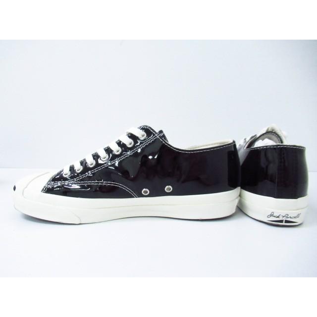 Converse コンバース Jack Purcell ジャックパーセル 1cl536 Ret Enamel Black レザー 黒 Size 26 5cm Sh46 N 144 Sh46 04 スリフト 通販 Yahoo ショッピング