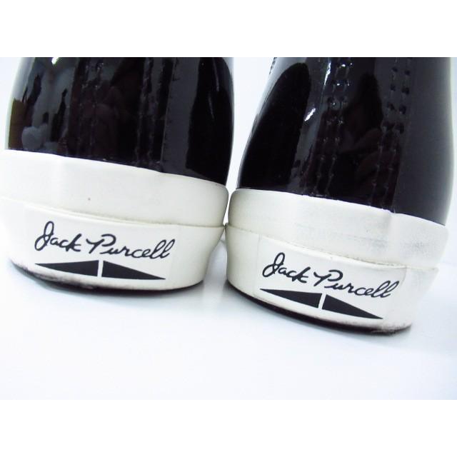 Converse コンバース Jack Purcell ジャックパーセル 1cl536 Ret Enamel Black レザー 黒 Size 26 5cm Sh46 N 144 Sh46 04 スリフト 通販 Yahoo ショッピング