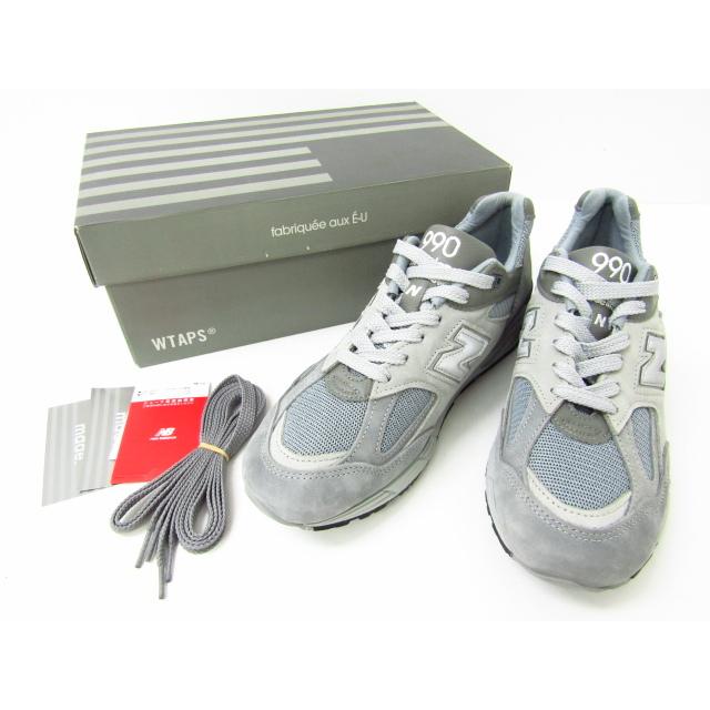New Balance WTAPS × ニューバランス 990V2 M990WT2 USA製 スニーカー 