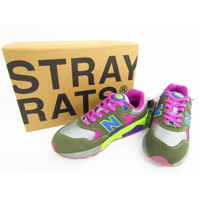 New Balance Stray Rats × ニューバランス 580 ”DarR Moss” スニーカー  