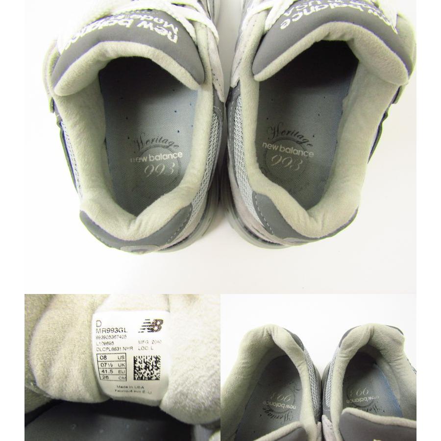 New Balance  ニューバランス / USA製 / MR993GL  SIZE:26.0cm スニーカー 靴 ≡SH7304｜thrift-webshop｜05