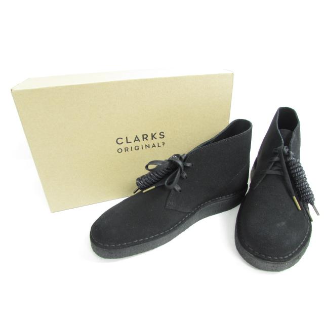 Clarks clarks クラークス ORIGINALS DESERT COAL SHORT BOOTS ”BLACK 