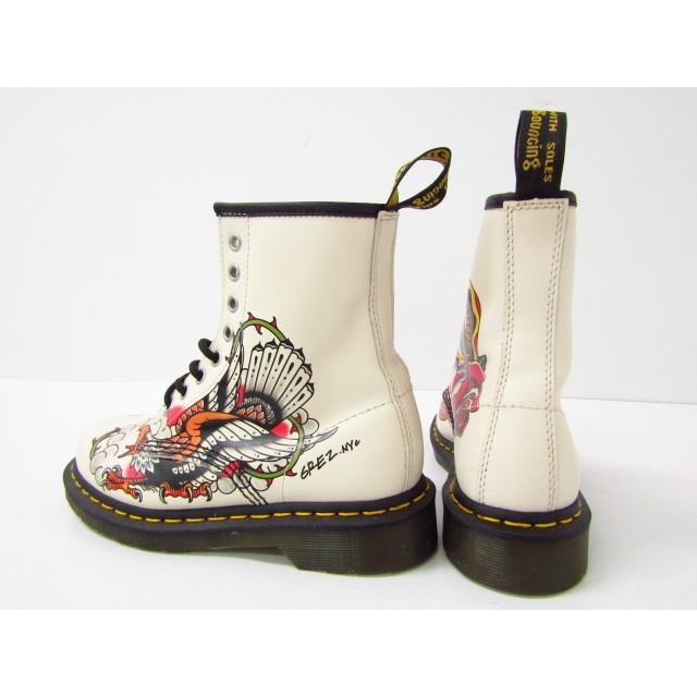 Dr.Martens ドクターマーチン × GREZ タトゥープリント 8ホール Dr.Martens ドクターマーチン × GREZ タトゥープリント 8ホール