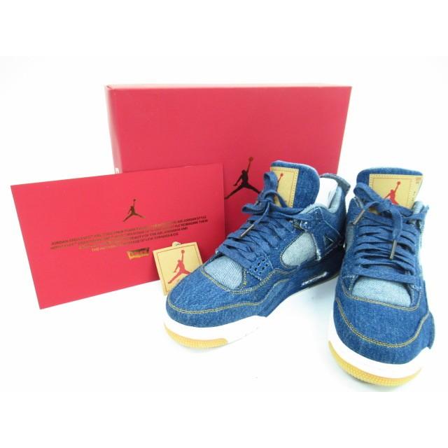 Nike Levis Air Jordan4 ナイキ リーバイス エアジョーダン 4 レトロ スニーカー Ao2571 401 Size 26 5cm Www Internationalfruitsmarket Com