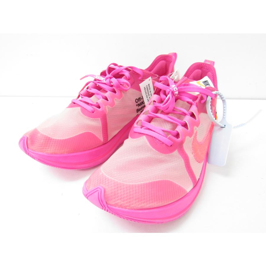 OFF-WHITE × NIKE ZOOM FLY "PINK"/AJ4588-600 SIZE:29cm ナイキ スニーカー 靴 ≡SH6480｜thrift-webshop｜02