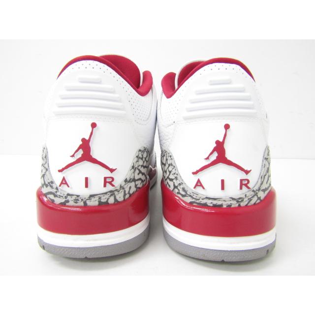 NIKE AIR JORDAN 3 RETRO ”CARDINAL RED”/CT8532-126 SIZE:25cm ナイキ スニーカー 靴 ≡SH6560｜thrift-webshop｜05