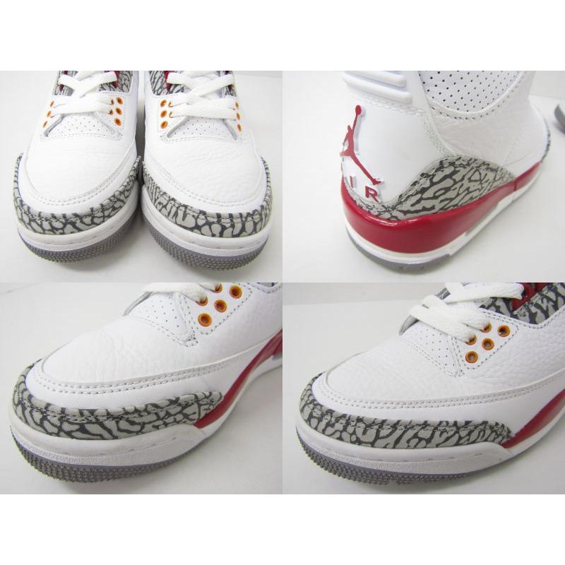 NIKE AIR JORDAN 3 RETRO ”CARDINAL RED”/CT8532-126 SIZE:25cm ナイキ スニーカー 靴 ≡SH6560｜thrift-webshop｜08