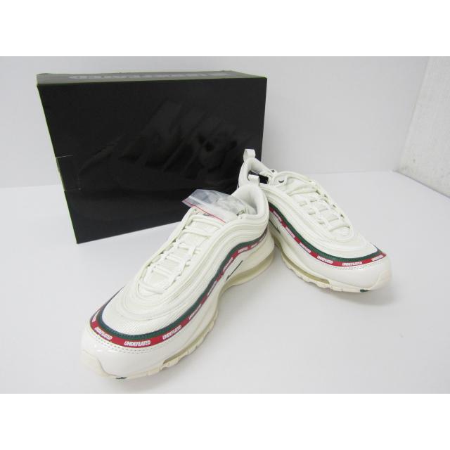 エア マックス 97 美品 UNDEFEATED × NIKE AIR MAX OG WHITE / AJ1986 