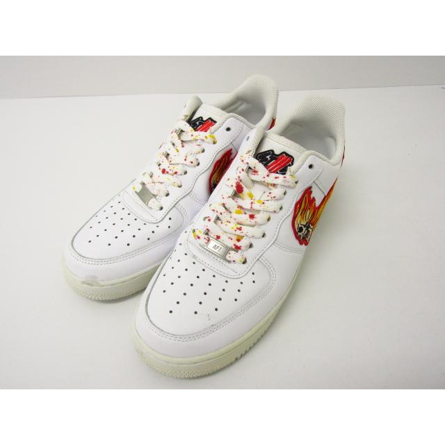 エア フォース 1 NIKE BURNING SKULL AIR FORCE 1WHITE CUSTOM エア フォース 1 NIKE BURNING SKULL AIR FORCE 1WHITE CUSTOM