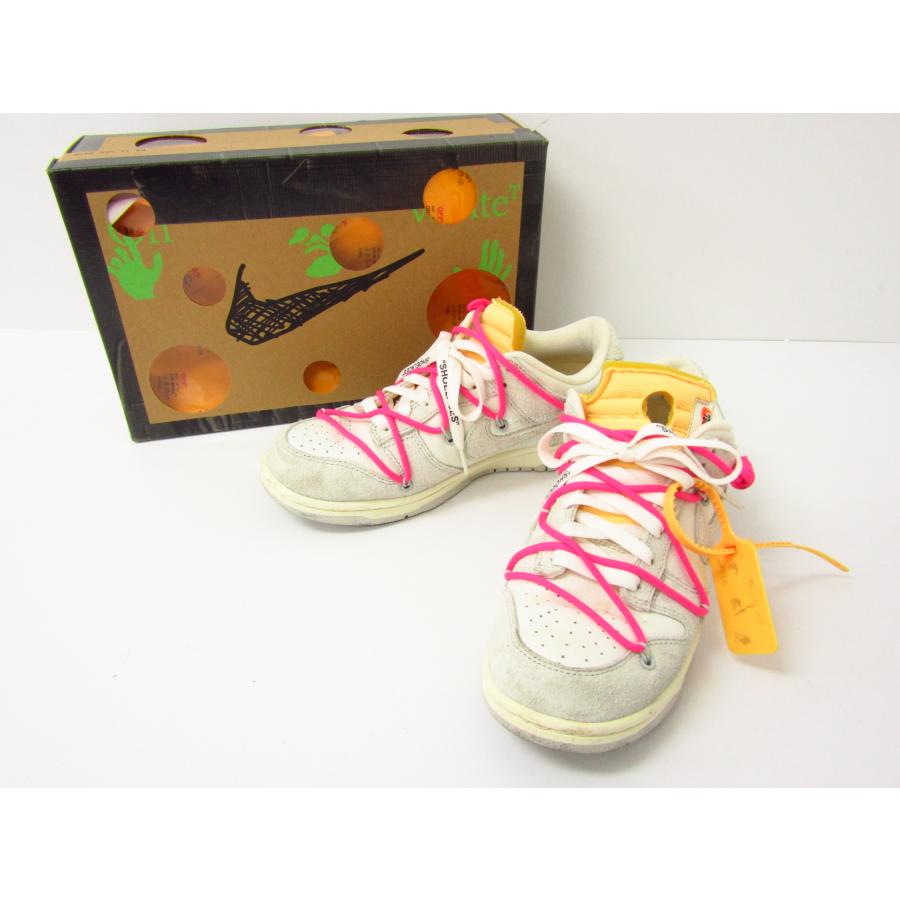 ダンク（NIKE） OFF-WHITE × NIKE ナイキ DUNK LOW 1 OF 50 