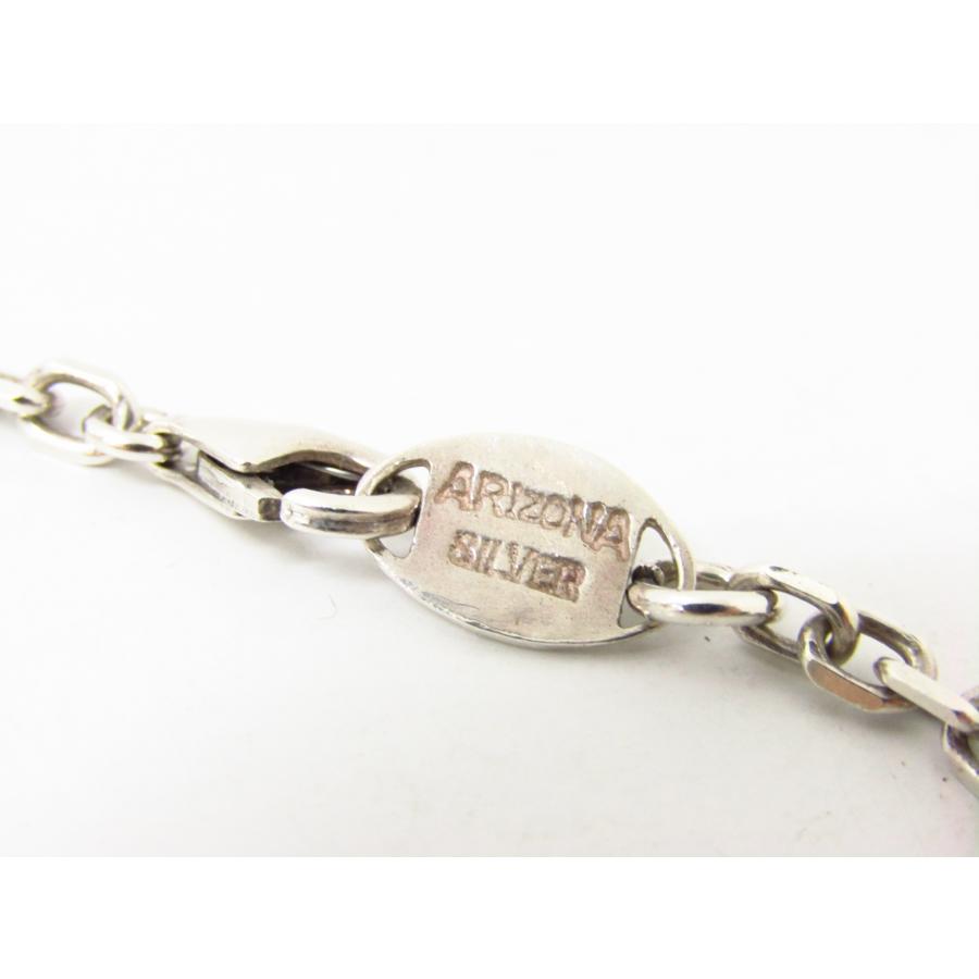 ARIZONA FREEDOM SILVER 925 × K18 太陽神 ひし形プレート ネックレス 約50cm ▼AC24869｜thrift-webshop｜09