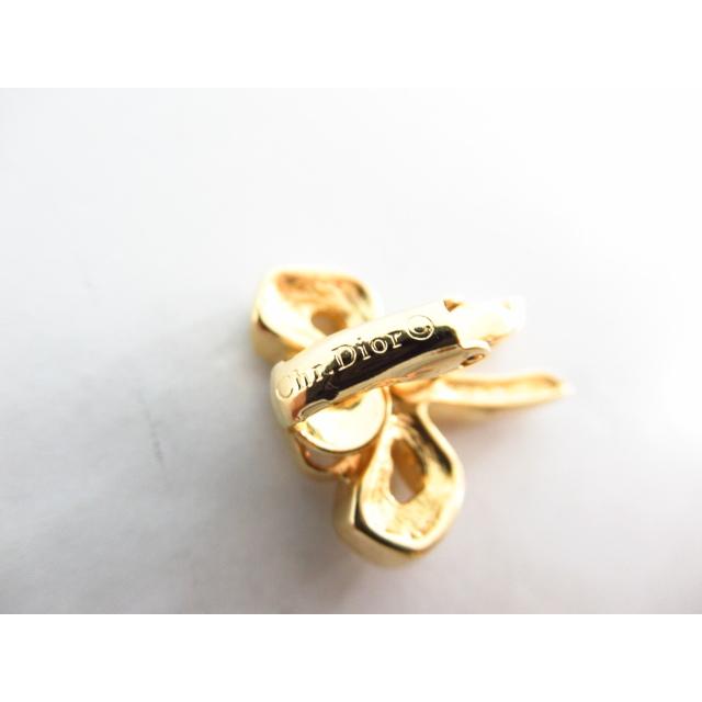 Dior ディオール ヴィンテージ リボン イヤリング ▽AC18604 : n-151  