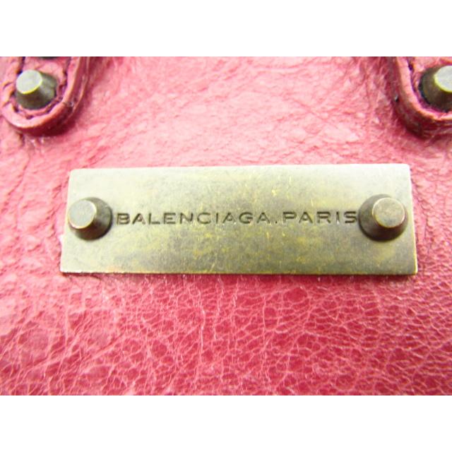 BALENCIAGA ピンク ミニバッグキーホルダー バックチャーム