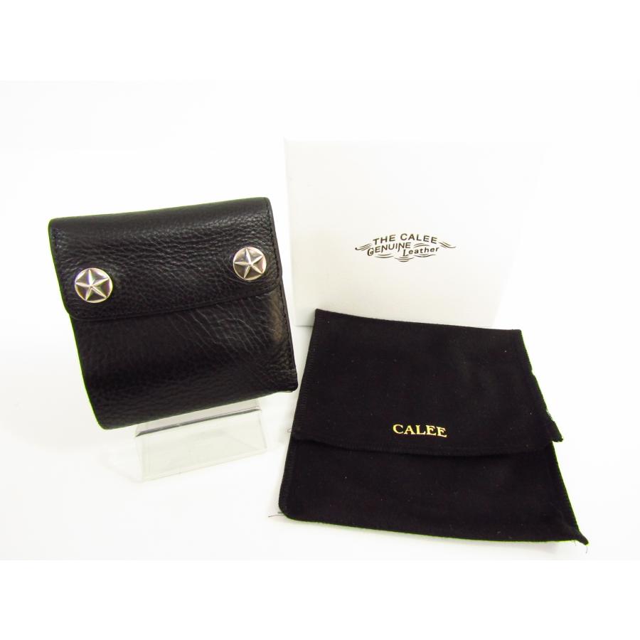 CALEE キャリー 三つ折り レザー 財布 (小銭入れなし)▽AC24332 CALEE キャリー 三つ折り レザー 財布 (小銭入れなし)▽AC24332