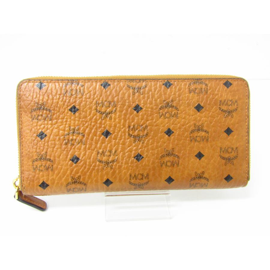 MCM 長財布　ロングウォレット MCM（エムシーエム） ロゴ ラウンドファスナー ロングウォレット 長