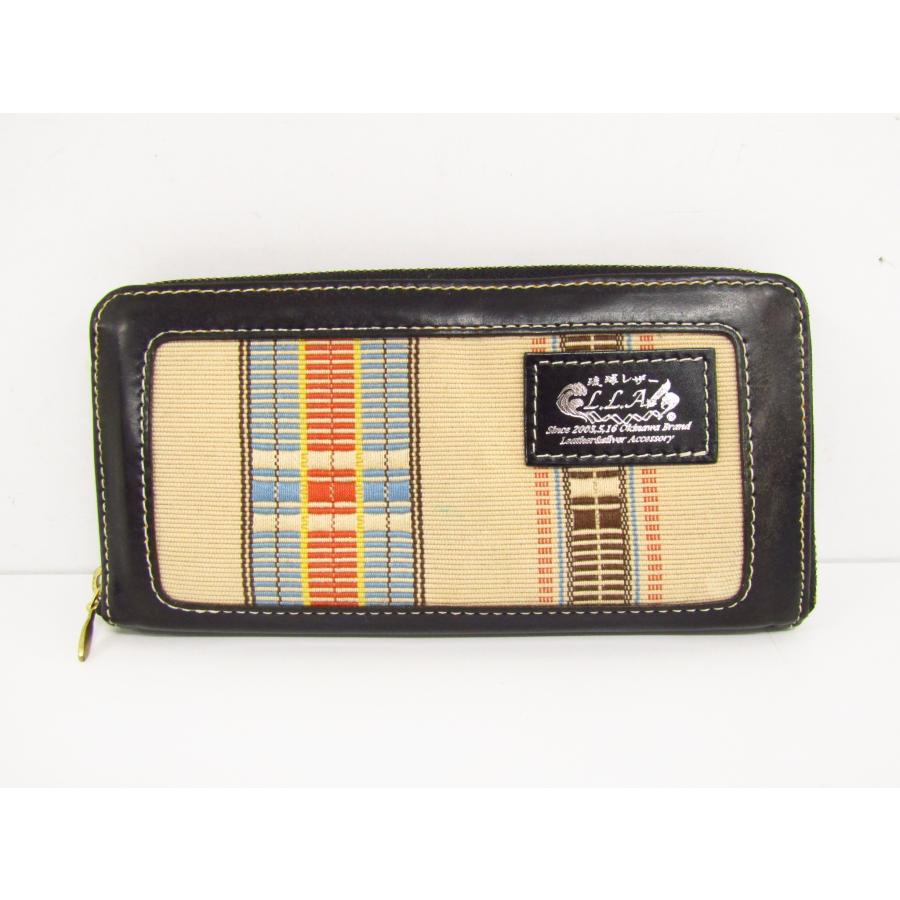 琉球レザー　LLA 財布 琉球レザーL.L.A