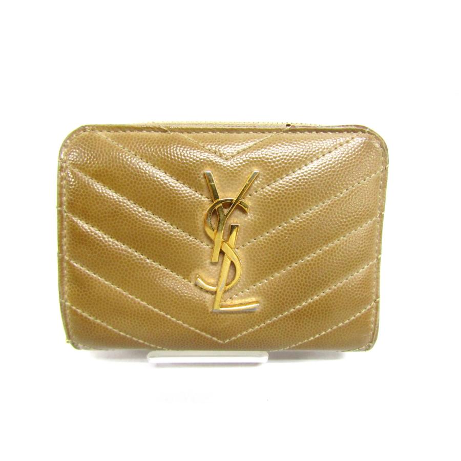 SAINT LAURENT サンローラン 二つ折り コンパクト ウォレット 財布