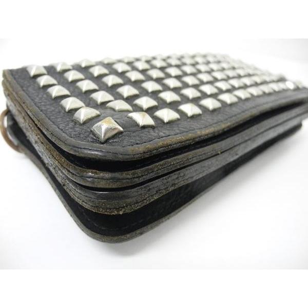 CALEE 《革製品 / 財布》CALEE キャリー スタッズ レザーロング CALEE 《革製品 / 財布》CALEE キャリー スタッズ レザーロング
