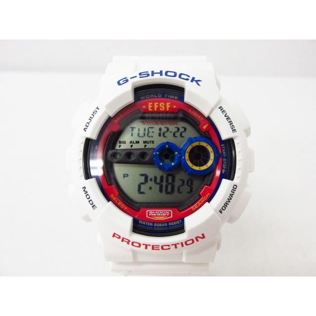 《G-SHOCK/腕時計》CASIOカシオ G-SHOCK GD-100 機動戦士ガンダム35周年記念商品G-SHOCK ｘ GUNDAM【中古】｜thrift-webshop