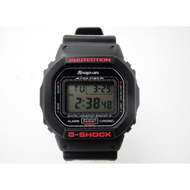 カシオ G-SHOCK × Snapon CAS040GS DW-5600VT 腕時計 ブラック/黒 箱 