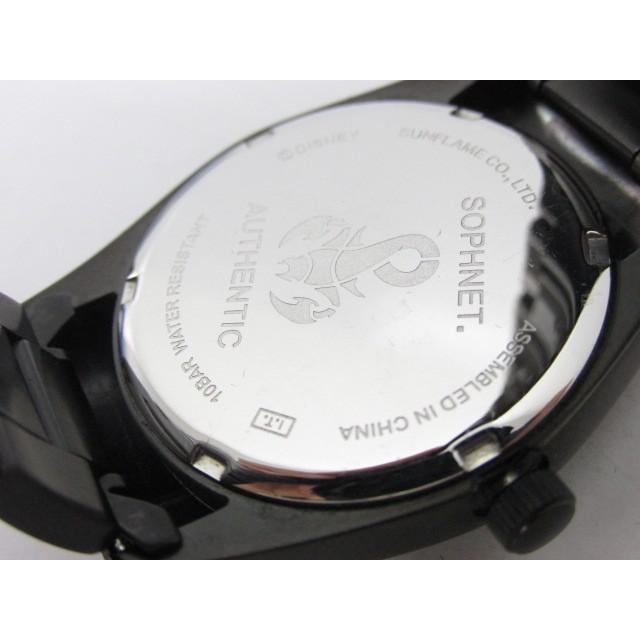 。*。様 激レア　sophnet ソフネット　ミッキーマウス腕時計　シルバー　f SOPHNET.（ソフネット） sophnet FCRB ミッキー マウス ブラック