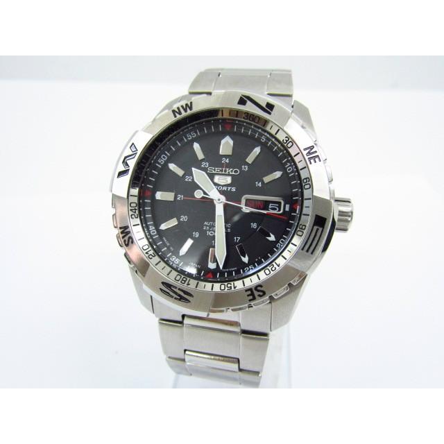 Seiko 5 SEIKO SPORTS セイコー 7S36-04M0 自動巻き腕時計 裏 