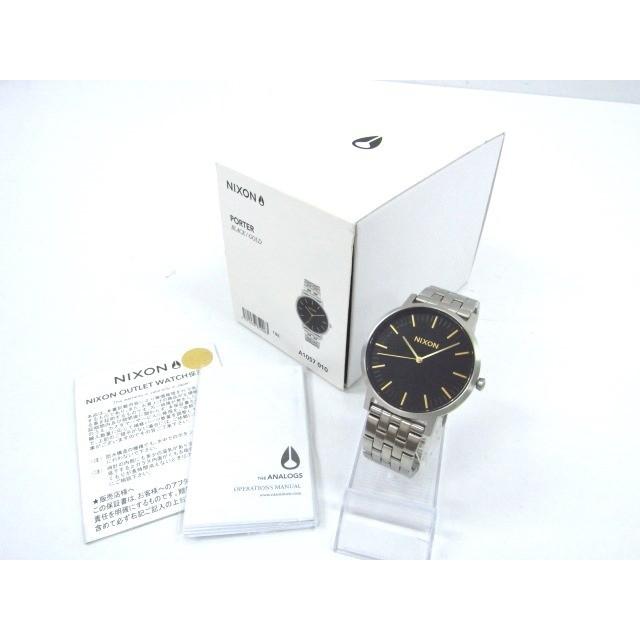 NIXON ニクソン PORTER A1057-010 クォーツ腕時計♪AC14751｜thrift-webshop